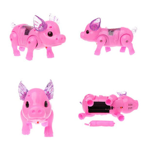 Cute Dreamy Pig Pet With Light Walk Music Electronic Pets Robot Toys For Kids Boys Girls Gift