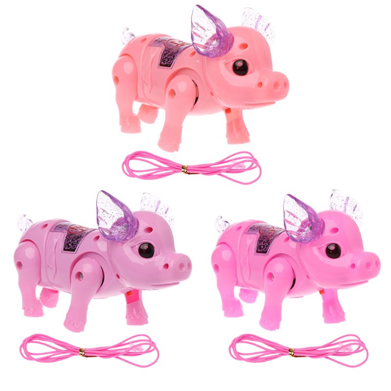 Cute Dreamy Pig Pet With Light Walk Music Electronic Pets Robot Toys For Kids Boys Girls Gift