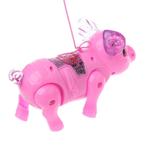 Cute Dreamy Pig Pet With Light Walk Music Electronic Pets Robot Toys For Kids Boys Girls Gift