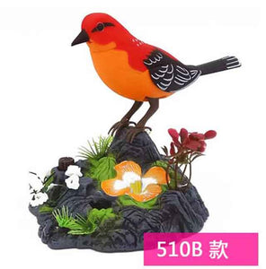 Family pet bird toys talking birds pet birds pet bird cage electric voice control children's toys gift