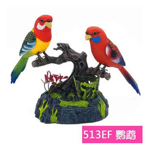 Family pet bird toys talking birds pet birds pet bird cage electric voice control children's toys gift