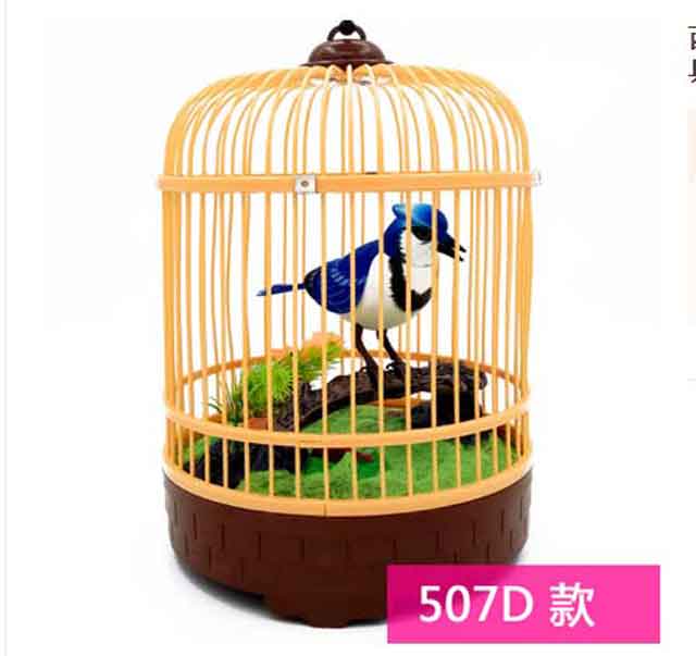 Family pet bird toys talking birds pet birds pet bird cage electric voice control children's toys gift