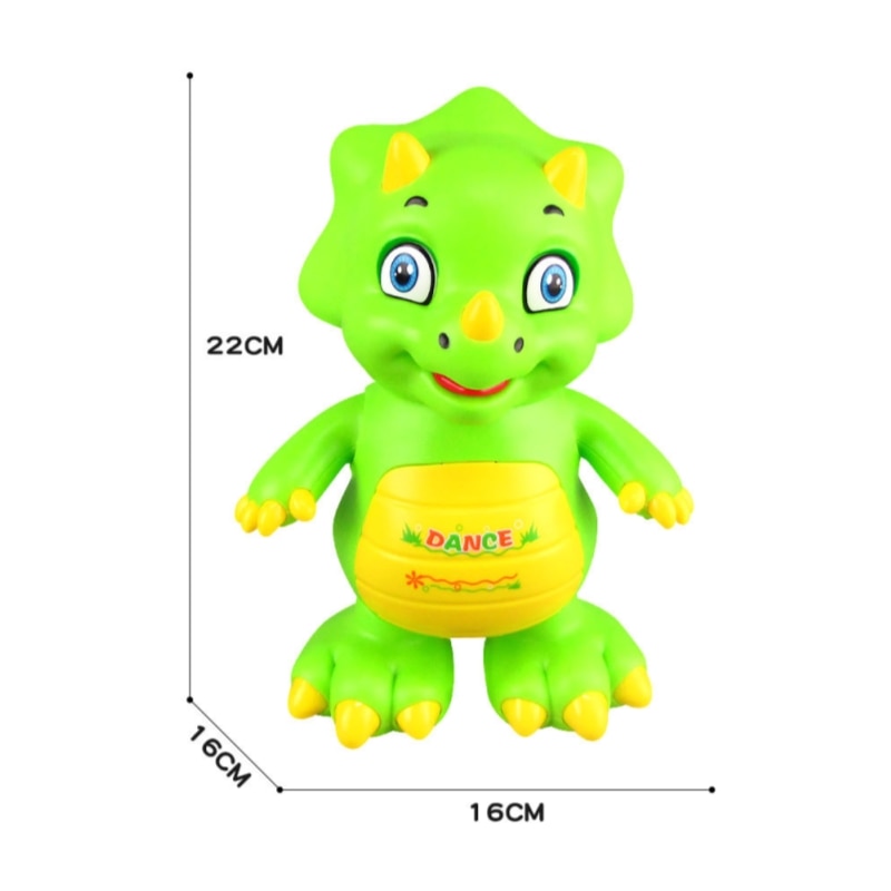 LED Light Music Dancing Dinosaur Fun Electric Model Kids Toy