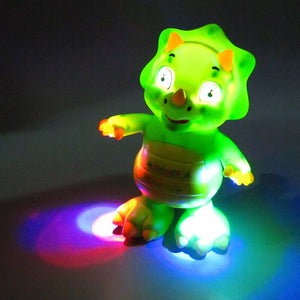 LED Light Music Dancing Dinosaur Fun Electric Model Kids Toy